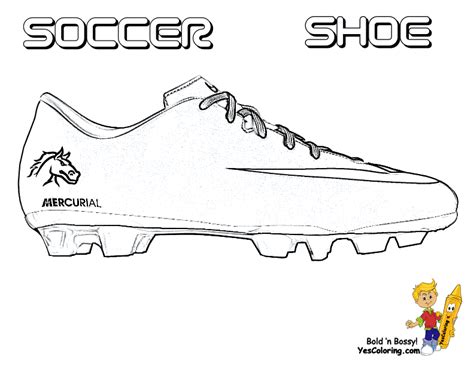 cool soccer shoe coloringpage   print   soccer coloring