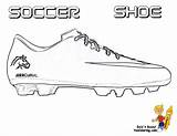 Coloring Nike Soccer Pages Shoes Football Boots Shoe Colouring Kids Printable Boot Color Ball Cleat Print Drawing Desenho Gear Yescoloring sketch template