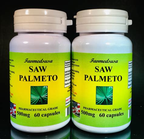 saw palmetto 500mg high quality prostrate aid energy 60 capsules