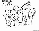 Zoo Coloring Pages Animals Drawing Printable Kids Put Preschool Animal Coloring4free Color Cute Phonics Preschoolers Jungle Kid Elephant Tag Drawings sketch template