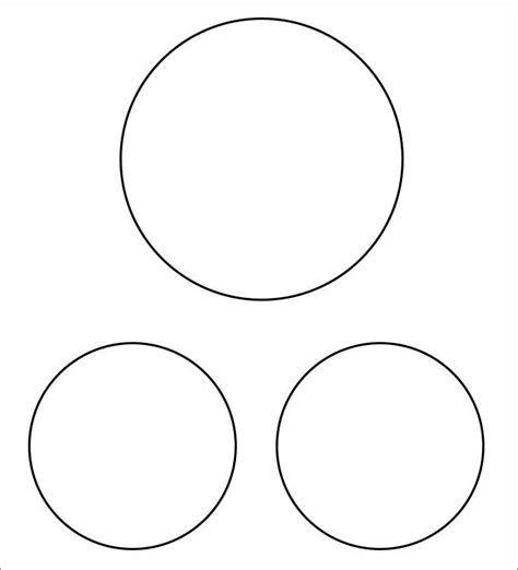 printable circle template  drawing printable templates