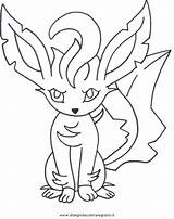 Leafeon Pokemon Coloring Pages Getdrawings Getcolorings Template sketch template