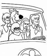 Scooby Doo Coloring Pages Gang Kids Print Color Disney Mystery Machine Colouring Printable Z31 Sheets Hanna Barbera Cartoon Family Odd sketch template