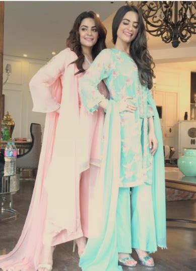 Aiman And Minaal Khan Shoot For Agha Noor Reviewit Pk