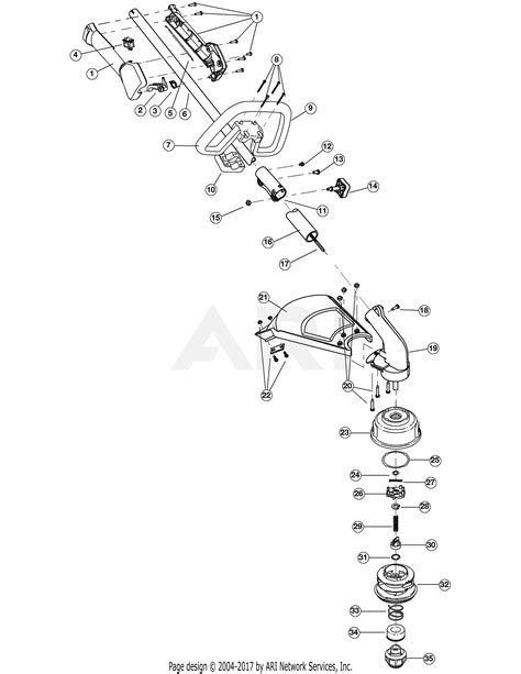 tech aid swisher trimmer parts diagram