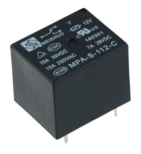 mini miniature power relay spdt  ebay