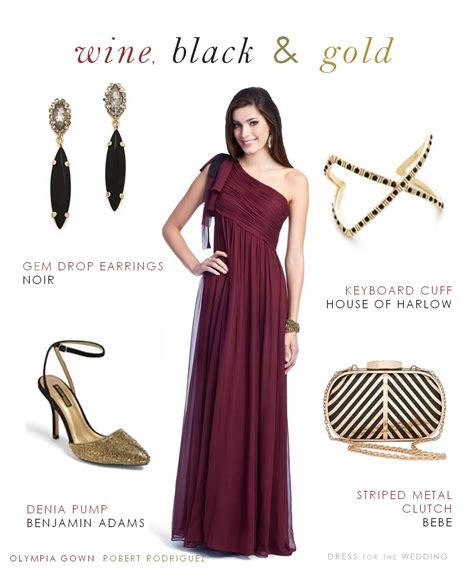wine black gold burgundy dress accessories evening gowns evening gown dresses