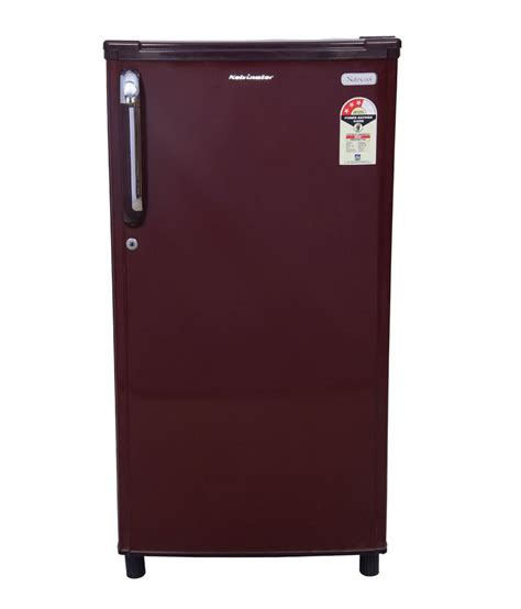 kelvinator  ltr knebr knemh single door refrigerator maroon hairline price  india