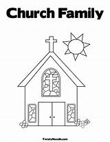 Church Coloring Pages Family Drawing Activity Simple Elevator Truth Belt Preschool Printable Color Template Alphabet Advent Fear Getcolorings Comments Colouring sketch template