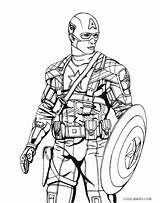 Coloring Captain America Pages Lego Winter Soldier Printable Color Getcolorings Captian Print sketch template
