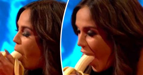 vicky pattison performs oral sex act on banana it s one of your five a day daily star