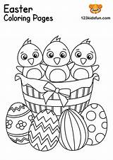 Easter 123kidsfun Pascua Bebeazul Basket Mira sketch template