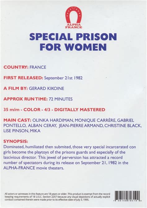 special prison for women french 1982 alpha france