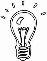 Light Bulb Lightbulb Pages Coloring Colouring Clipart Drawing Clipartbest Lumière Idea Screw Cliparts sketch template
