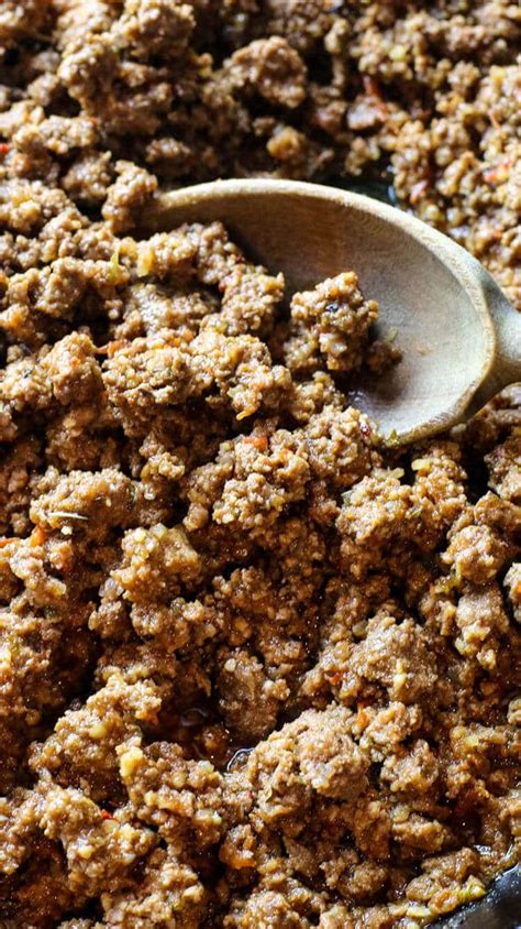 ground beef taco meat paleo   carb  easy