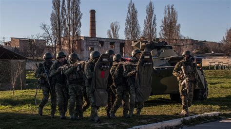 Russian Forces Take Over One Of The Last Ukrainian Bases In Crimea