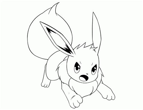 pokemon colouring pages eevee clip art library
