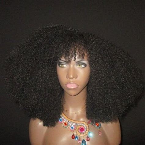 Essence Wigs Gorgeous Afro 4c Big Afro Wig Kink Bohemian Vibe Etsy
