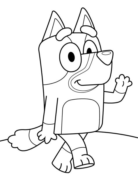 bluey coloring pages dad hd coloring pages printable