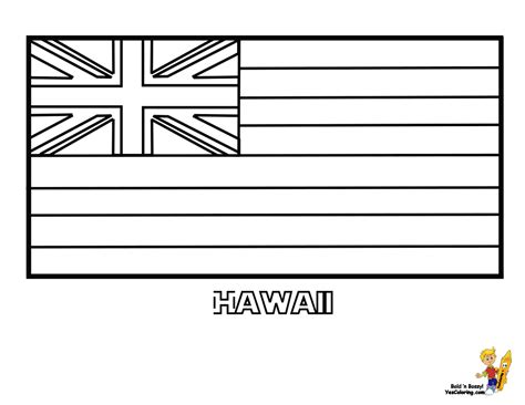 printable hawaii flag