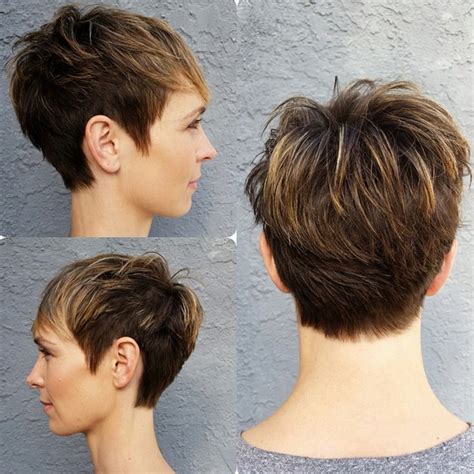 cute pixie cuts short hairstyles  oval faces page