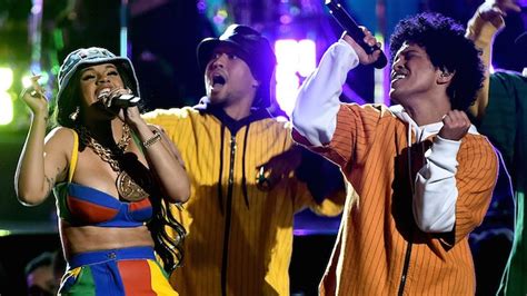 Grammys 2018 Watch Bruno Mars And Cardi B Perform