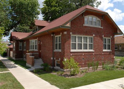 brick bungalow style house craftsman home jhmrad