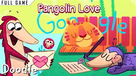pangolin love google doodle game
