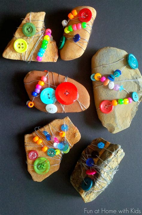 nature craft wire wrapped rocks