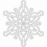 Coloring Pages Snowflake Mandala Mandalas sketch template