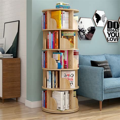 sanctuary  degree rotatory  tier bookshelf display shelf bookcase