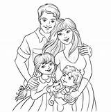 Outlined Mother Parent sketch template