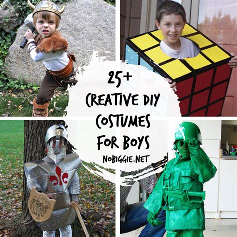 creative diy costumes  boys