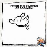 Pilkey Dav Unleashed Drawing Dogman Petey Underpants Disruptive Sit Fleas Popjam Sdk sketch template