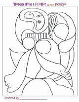 Coloring Pages Famous Picasso Artists Pablo Para Cuadros Pintar Joan Woman Flower Most Colorear Obras Famosos Matisse Teacherspayteachers Worksheets Henri sketch template