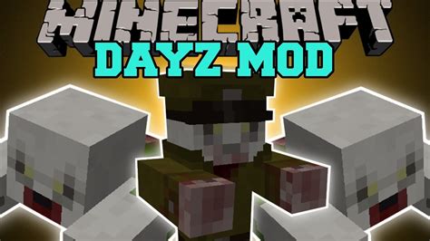 minecraft dayz mod survive the deadly zombies mod