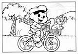 Colorir Monica Turma Desenhos Magali Bicicleta Mônica Mingau Crianças Jovem Bicicletas Jogo Educação Livro Cebolinha Coloringcity Visitar Prô Patrícia sketch template