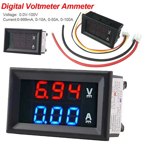 digital dc voltmeter ammeter  bit dc   voltage current meter