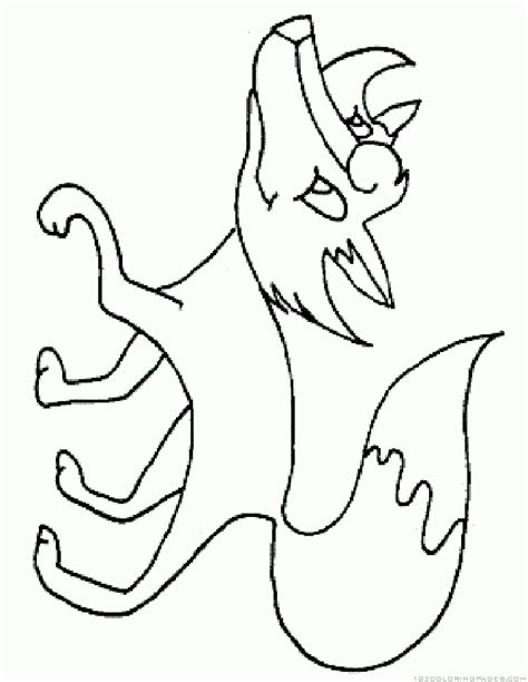 fox coloring pages part