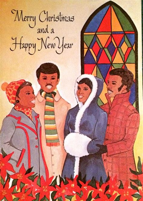beautifully festive african american christmas cards from the s my
