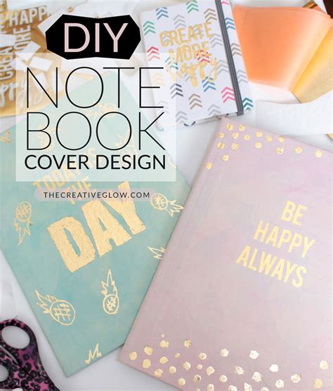 diy notebook  design designer     creative glow