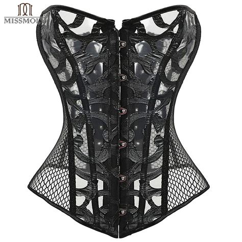 miss moly summer gothic corset steel boned waist cincher steampunk