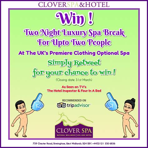 clover spa hotel  twitter