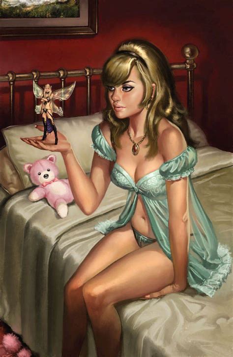 Wendy Darling And Tinker Bell Erotic Pinup Wendy Darling