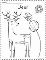 Woodland Coloring Pages Animals sketch template