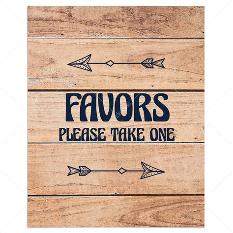 printable party favors table signs instant  littlesizzle