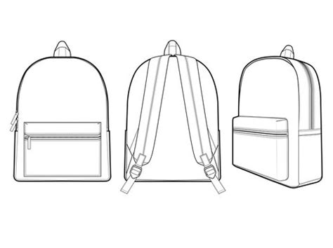 backpack template images browse  stock  vectors