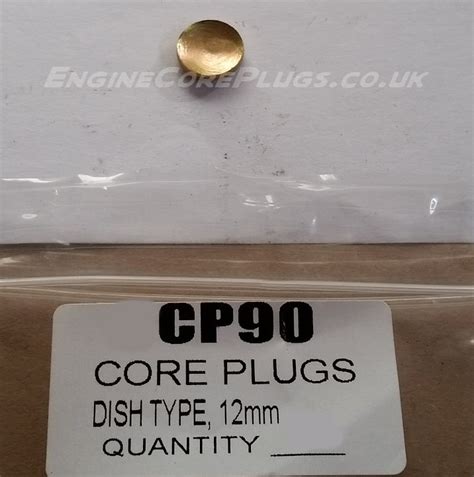 mm dish core plug engine block  cylinder head core plug