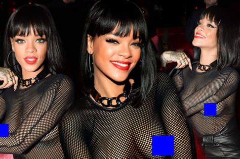 in case you haven t heard rihanna wore a see through top