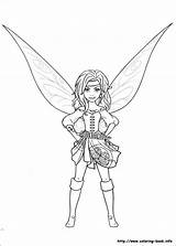 Pirate Coloring Fairy Pages Tinkerbell Disney Kids Choose Board Princess sketch template
